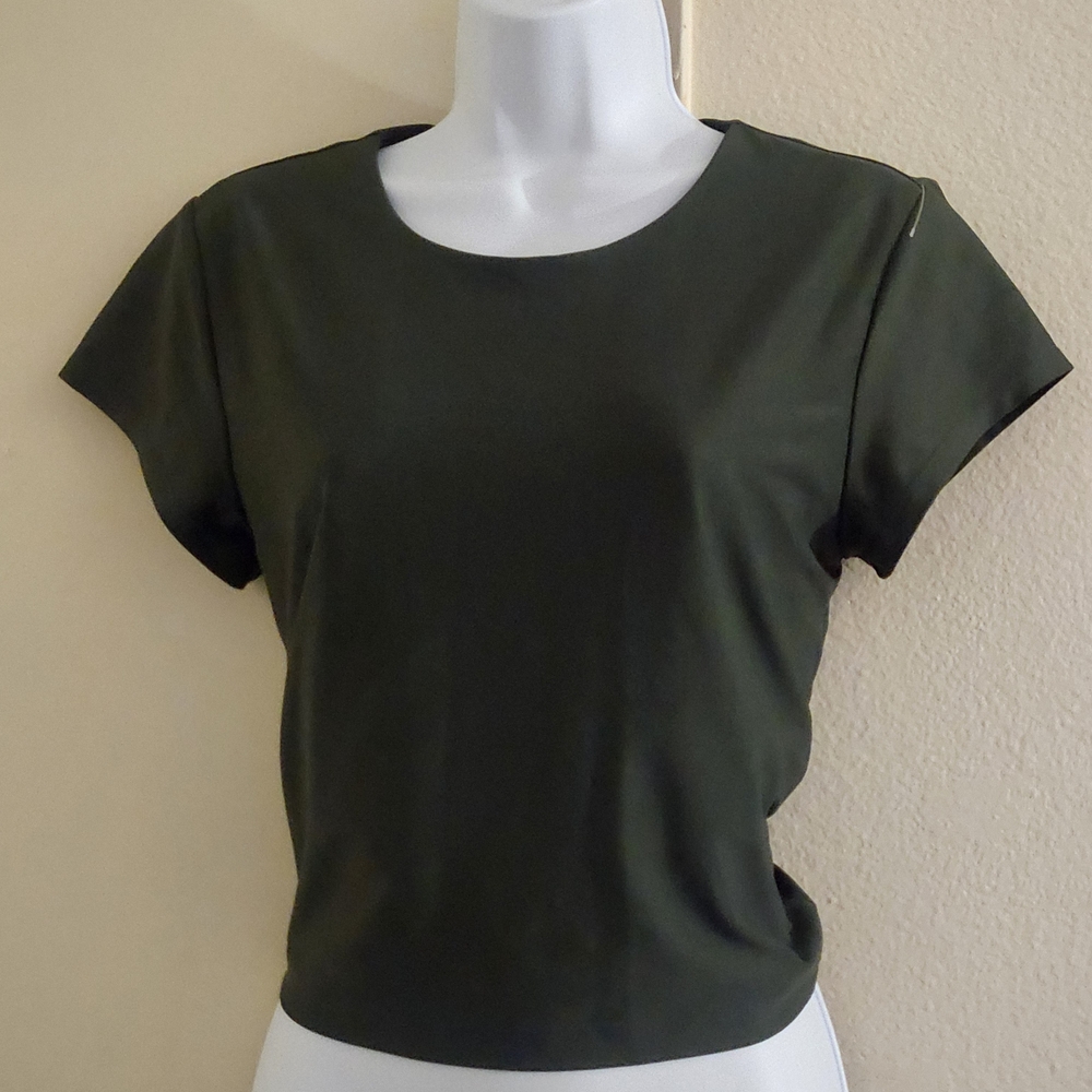 Old Navy Dark Green Short Sleeve Top